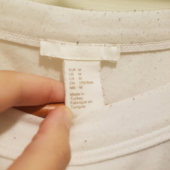 H&M White Sweatshirt - Picture 4 of 5